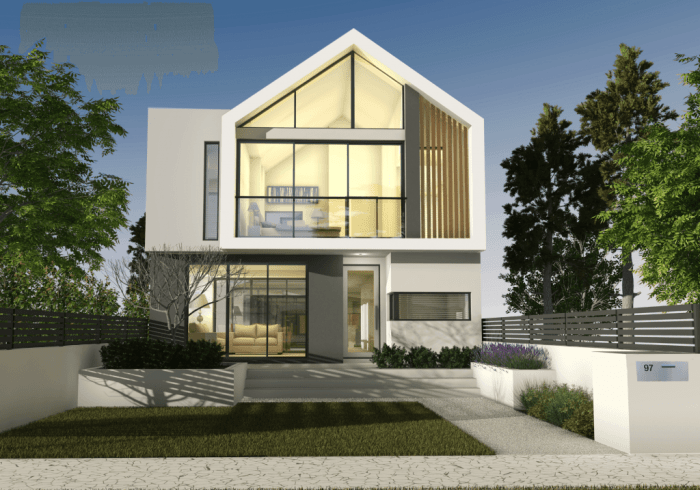 Desain rumah lebar 10 m panjang 15m