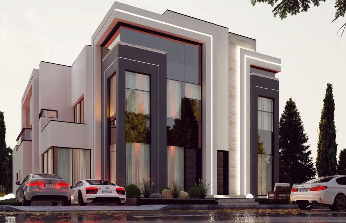 Desain rumah mewah modern tipe 52