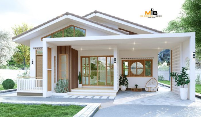 Desain rumah minimalis 1 lantai atap limas