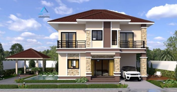 Desain rumah minimalis 2 laiantai