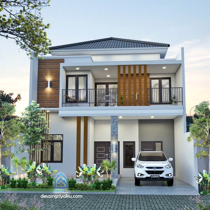 Desain rumah lebar 9